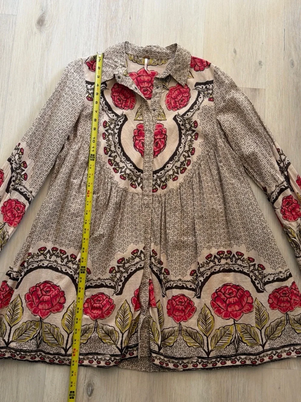 Free People Smell the Roses Babydoll Dress